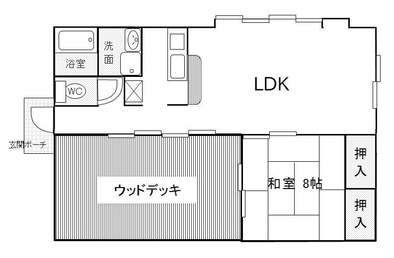 道志の湯上、間取り図